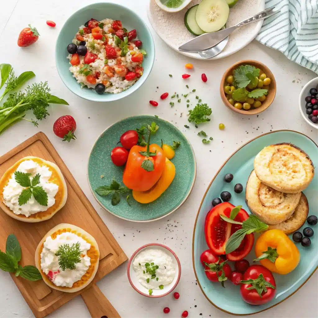 Healthy and versatile cottage cheese recipes.